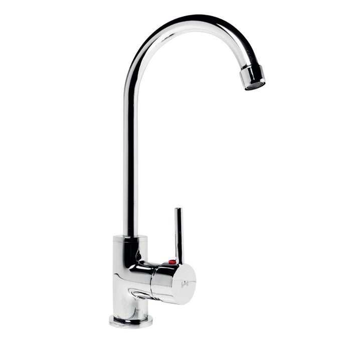 Miscelatore monoforo ottone per lavello cucina berlino erogazione orientabile *** confezione 1