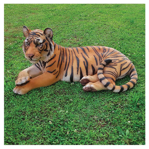 Decorazione da giardino animali tigre del bengala centimetri 100 arredo giardino laghetto magic