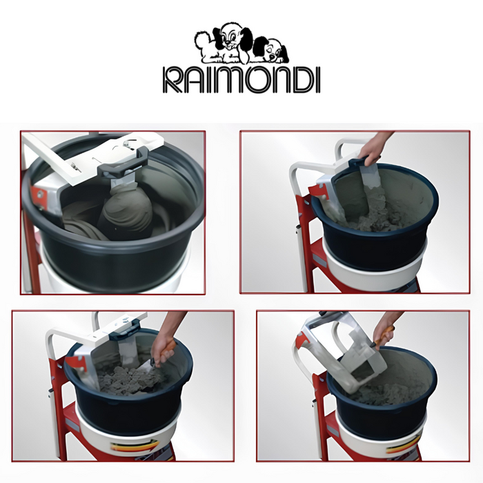 Secchio plastica maniglie 45lt. betoniera iperbet preparazione impasti raimondi