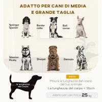 Divano per Cani di Taglia Medio-Grande con Rivestimento Sfoderabile e Lavabile