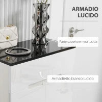 Scarpiera Slim da 12 Paia max per Ingressi con 3 Ripiani Regolabili e Cassetto, in Truciolato Bianco, 60x32x100 cm