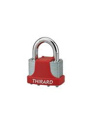 Lucchetto a combinazione Tank, 4 cifre, zincato, colori assortiti - THIRARD