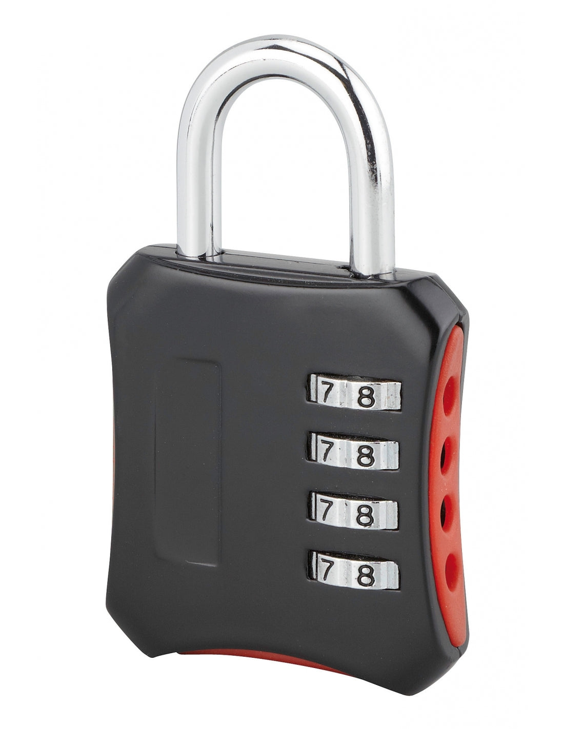 Lucchetto a combinazione Baggy, 50mm, arco in acciaio nichelato, 4 cifre - Serrurerie de Picardie