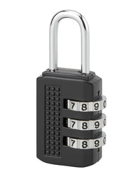 Lucchetto a combinazione Compact 02, bagagli, 3 cifre, 21mm, nero - THIRARD