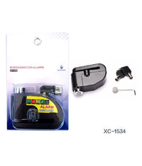 Lucchetto Antifurto Bloccadisco Con Allarme Sonoro 110db Per Moto Bici Xc-1534         