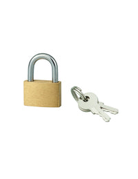 Lucchetto BASIC con chiave, base 20 mm, arco in acciaio, 2 chiavi - SERRUPRIX