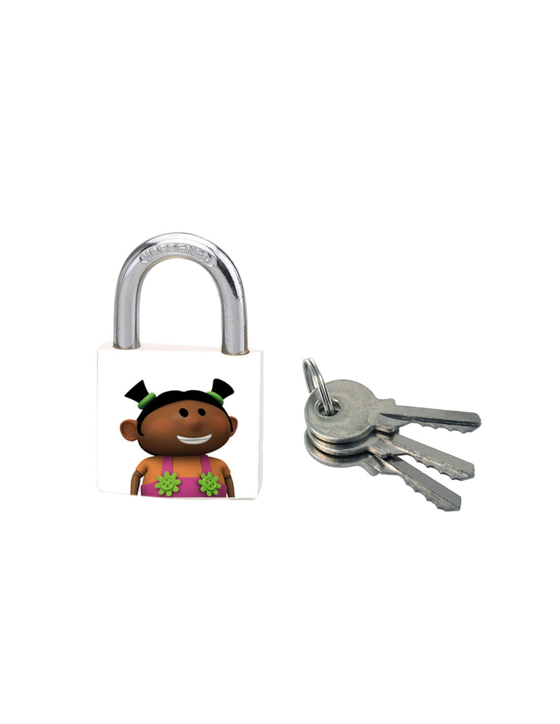 Lucchetto Better Life, acciaio, interno, arco in acciaio, 30mm, 3 chiavi - THIRARD