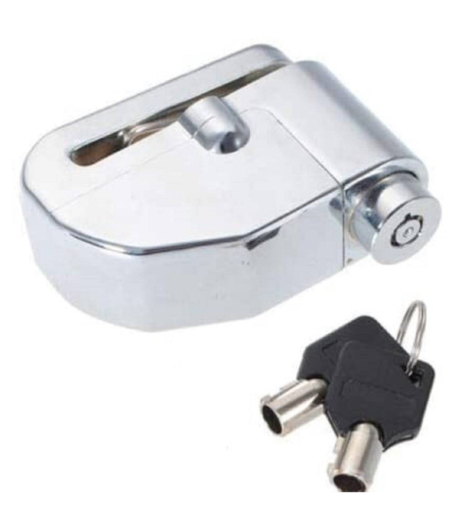 Lucchetto Blocca Disco Per Moto Con Allarme Sirena Antifurto Lk-03 Cw564         