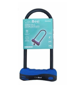 Lucchetto Catena Catenaccio Acciaio Forma U Per Bici Bicicletta Moto Mtb Cx-9548         