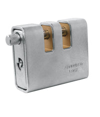 Trade Shop - Lucchetto Catenaccio Corazzato Acciaio Doppia Mandata 80mm Corbin -