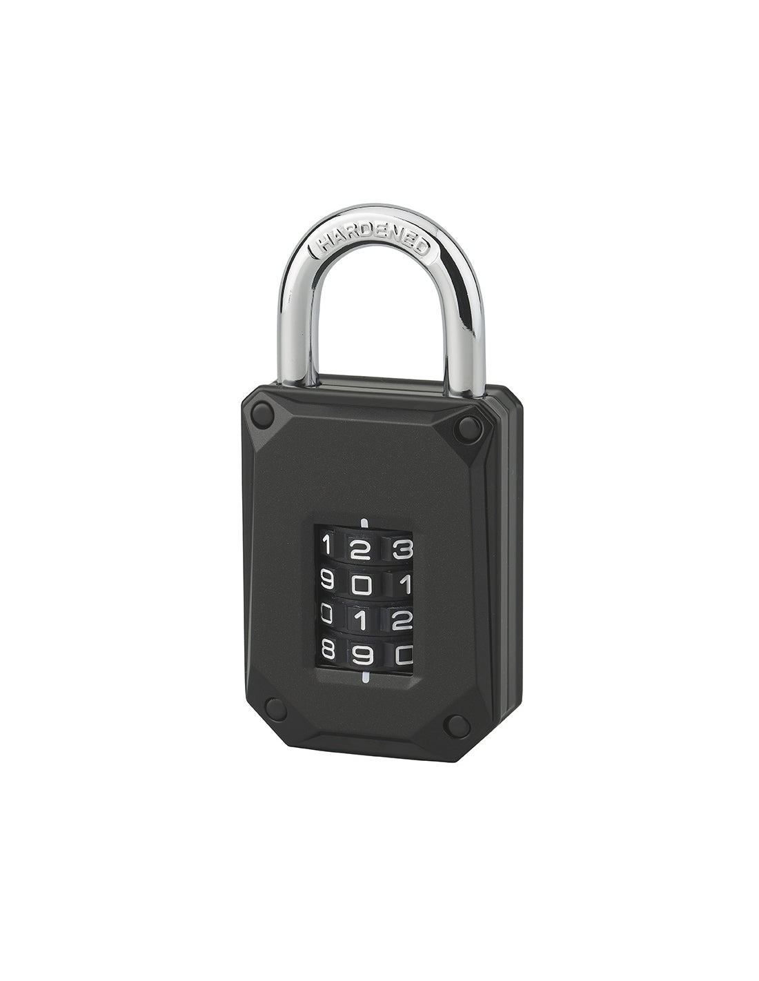 Lucchetto a combinazione Code-X, 4 cifre, interno, arco in acciaio, 45mm, nero - THIRARD