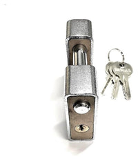 Lucchetto Corazzato Antiscasso 90mm Con 3 Chiavi Antifurto Corazzato         