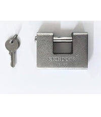 Lucchetto Corazzato Antiscasso 90mm Con 3 Chiavi Antifurto Corazzato         