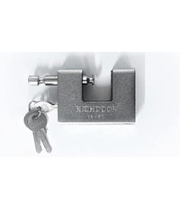 Lucchetto Corazzato Antiscasso 90mm Con 3 Chiavi Antifurto Corazzato         