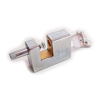 Lucchetto corazzato con blindatura integrale in acciaio corpo in ottone, scegli il formato  75mm