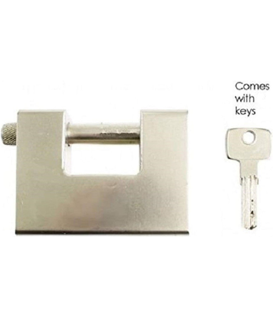 Lucchetto Di Sicurezza Resistente Antiscasso Blindato In Acciaio         