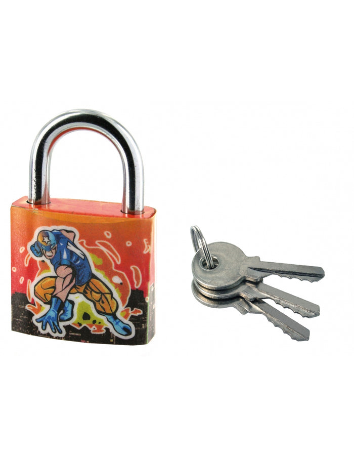 Lucchetto Explocom Extra Lock, acciaio, interno, arco in acciaio, 30mm, 3 chiavi - THIRARD