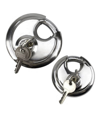 Lucchetto In Acciaio Corazzato Blocca Disco Per Moto Bici 90mm Con 2 Chiavi         