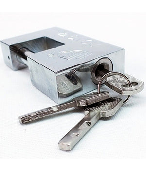 Lucchetto In Acciaio Temprato Corazzato Antiscasso Catenaccio Per Cancello 60mm         