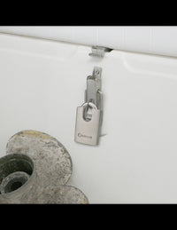 Lucchetto MARINOX 40mm, acciaio inossidabile nautico, guardia rialzata - THIRARD