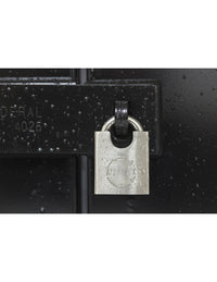 Lucchetto MARINOX 50mm, acciaio inossidabile nautico, guardia rialzata - THIRARD