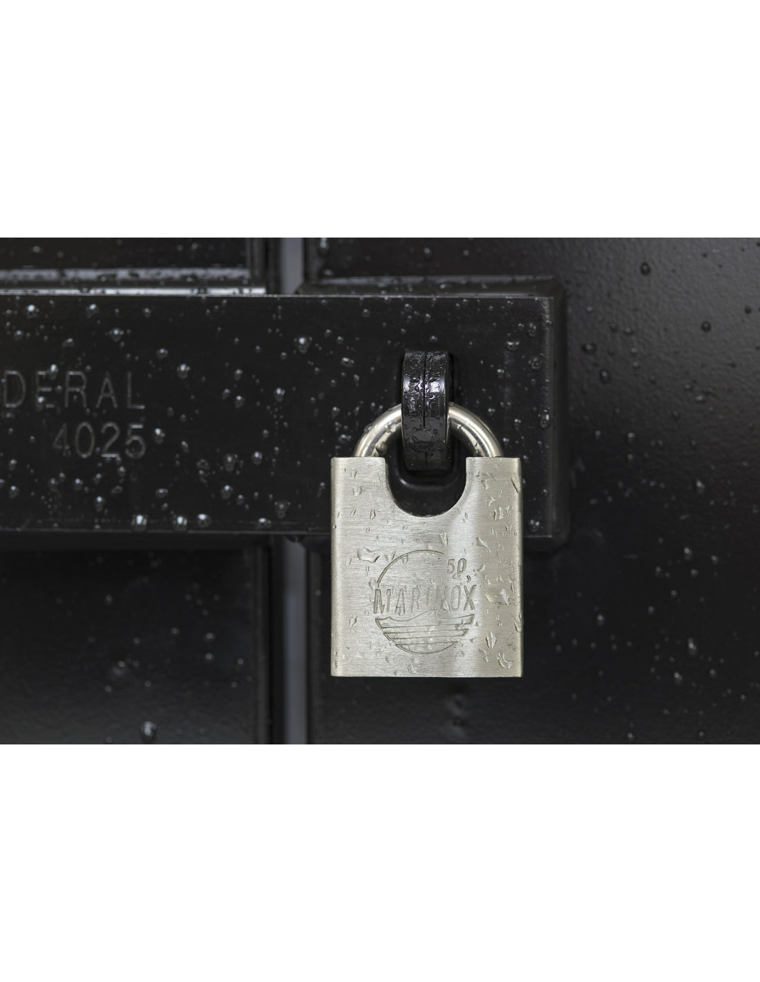 Lucchetto MARINOX 60mm, acciaio inossidabile nautico, guardia rialzata - THIRARD