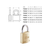 Lucchetto Ottone Mm 60 Ka City Iseo