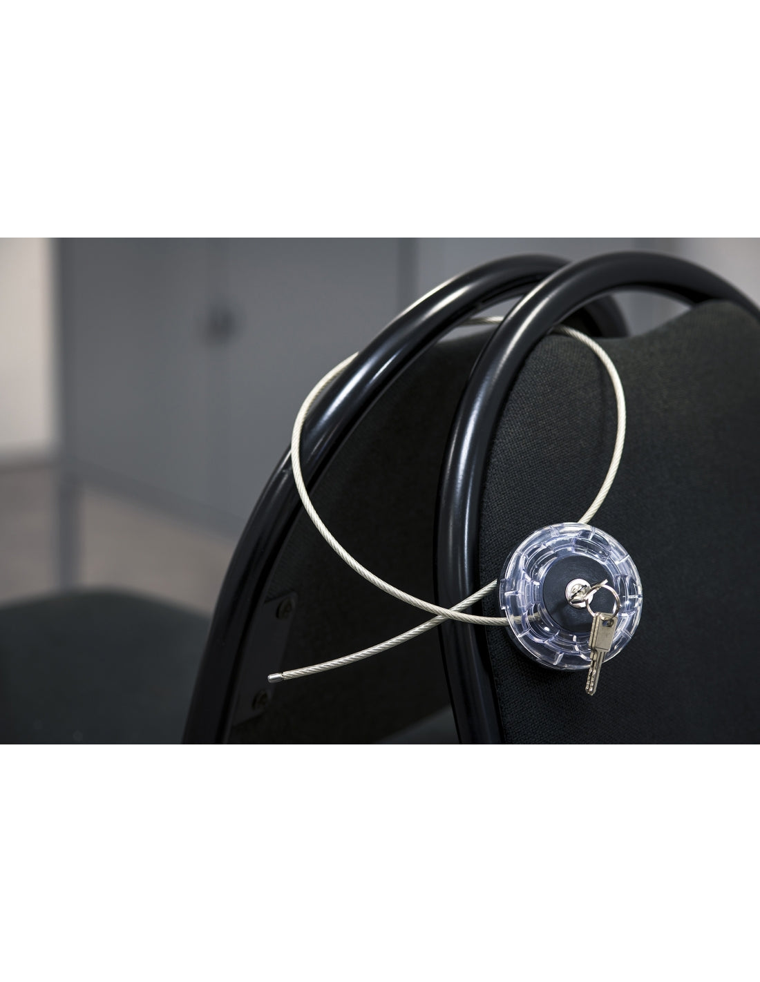 Lucchetto Roller multifunzione, cavo in acciaio inox 75cm, 2 chiavi - THIRARD