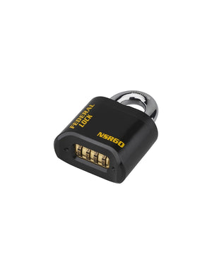 Lucchetto alta sicurezza combinazione modificabile SR, nero, acciaio al molibdeno - THIRARD