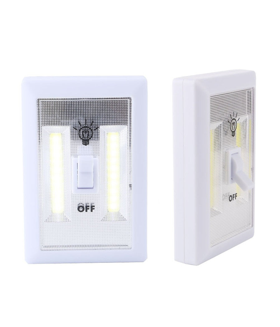 Luce A Led Cob Switch 2 Strip Led Luce Armadio Cantina Credenza Casa 200 Lumens         