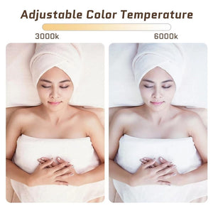 Trade Shop - Luce A Mezza Luna Per Scrivania Lampada Lunare A Led Per Unghie Trucco Estetista -