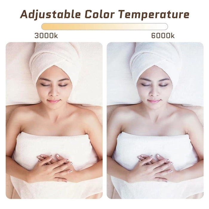 Trade Shop - Luce A Mezza Luna Per Scrivania Lampada Lunare A Led Per Unghie Trucco Estetista -