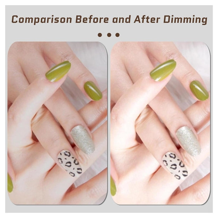 Trade Shop - Luce A Mezza Luna Per Scrivania Lampada Lunare A Led Per Unghie Trucco Estetista -