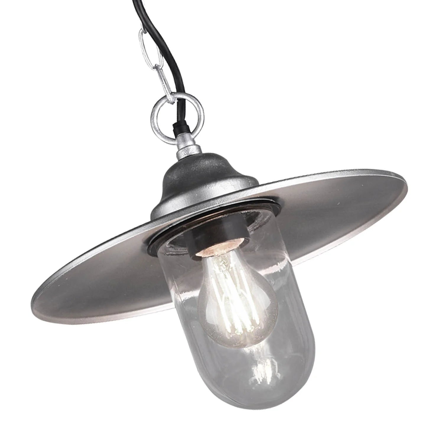 LÚZETE - LUCE A SOSPENSIONE PER ESTERNI E27 IP44 ZINC TULSI