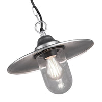 LÚZETE - LUCE A SOSPENSIONE PER ESTERNI E27 IP44 ZINC TULSI