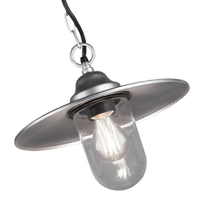 LÚZETE - LUCE A SOSPENSIONE PER ESTERNI E27 IP44 ZINC TULSI