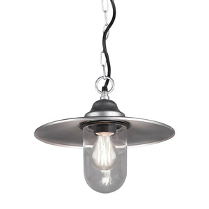 LÚZETE - LUCE A SOSPENSIONE PER ESTERNI E27 IP44 ZINC TULSI