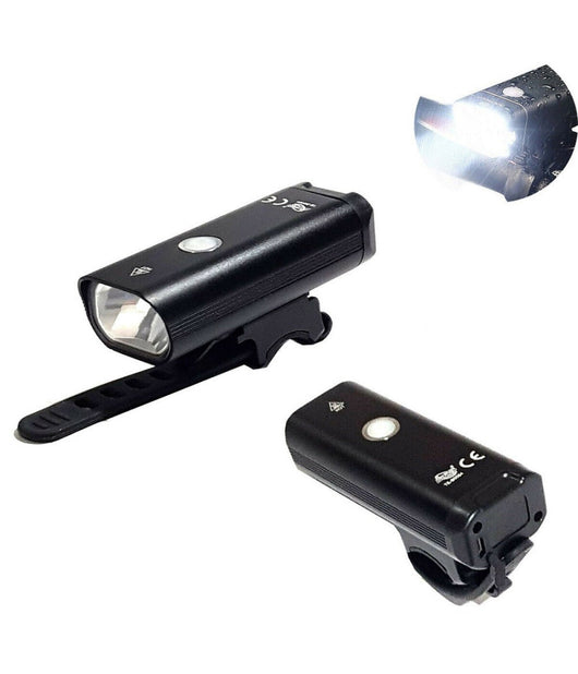 Luce Anteriore Led Cob Ricaricabile Usb Bici Ciclo Bicicletta Bianco Te-b0084         