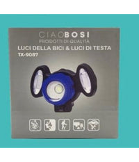 Luce Bici Da Testa Faretto Regolabile Led Fari Biciclette Impermeabile Tx-9087         