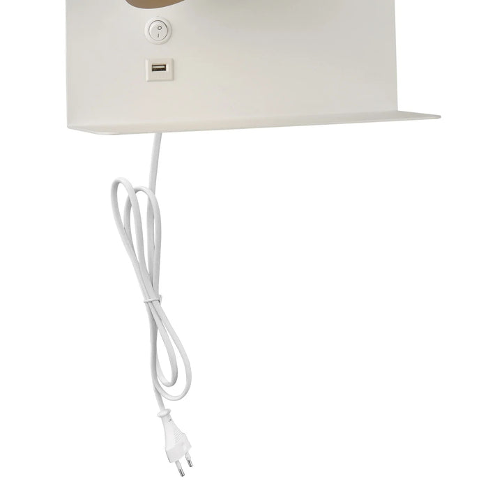 LÚZETE - LUCE DA PARETE LED 5W 4000K BIANCO OCÉANE