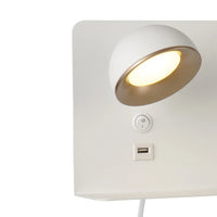 LÚZETE - LUCE DA PARETE LED 5W 4000K BIANCO OCÉANE