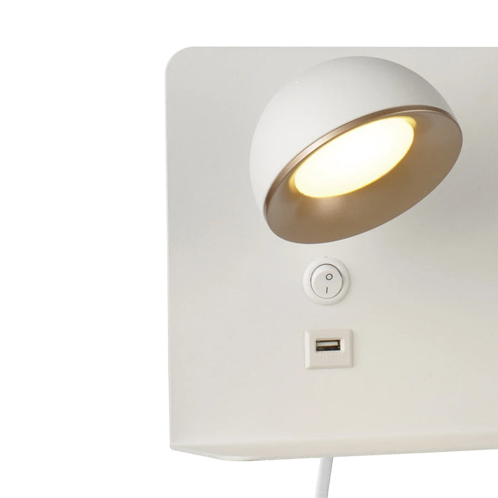 LÚZETE - LUCE DA PARETE LED 5W 4000K BIANCO OCÉANE