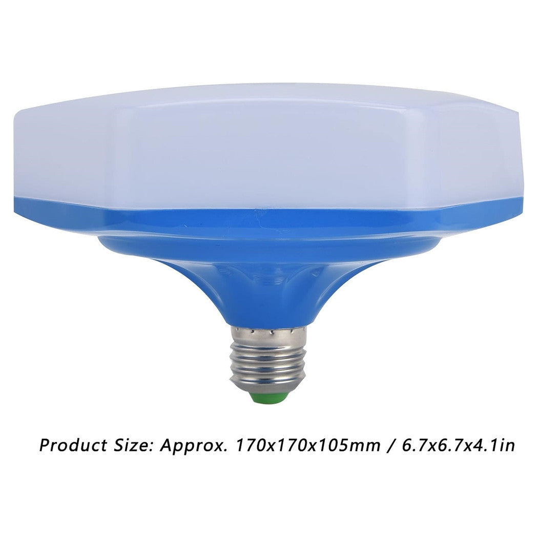 Trade Shop - Luce E27 Led Bluetooth Altoparlante Forma Disco Volante Colorato Rgbw Telecomando -        