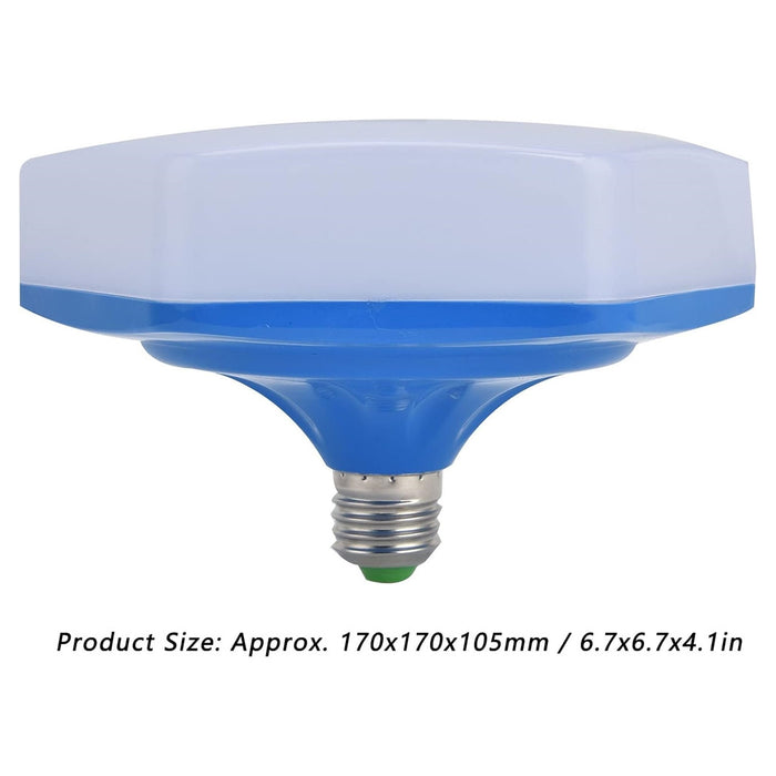 Trade Shop - Luce E27 Led Bluetooth Altoparlante Forma Disco Volante Colorato Rgbw Telecomando -        