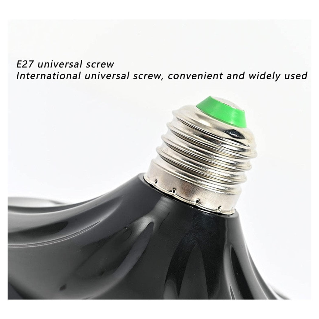 Trade Shop - Luce E27 Led Bluetooth Altoparlante Forma Disco Volante Colorato Rgbw Telecomando -        