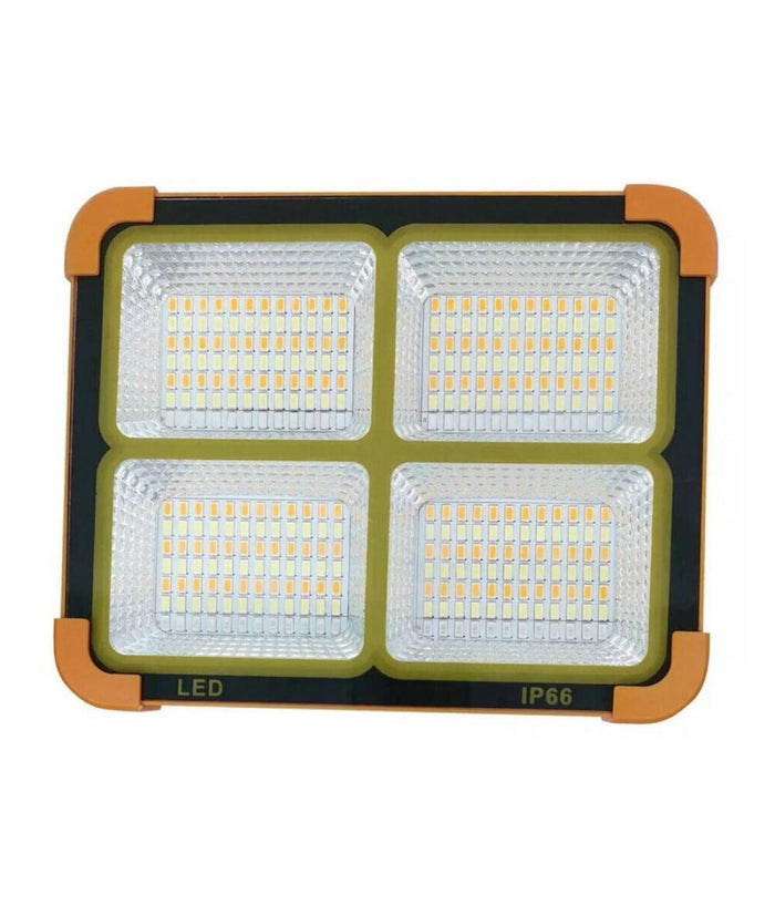 Luce Faro 120 W Emergenza Portatile Ricaricabile Pannello Solare Power Bank Usb         