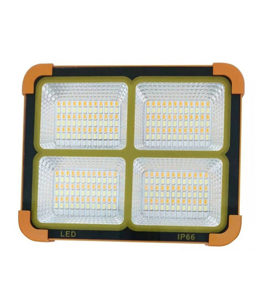 Luce Faro 120 W Emergenza Portatile Ricaricabile Pannello Solare Power Bank Usb         