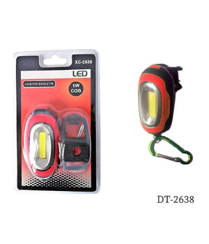 Luce Faro Fanale Led 1 Watt Cob Per Bicicletta Bici Ciclismo Sicurezza Dt-2638         