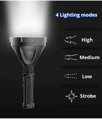 Luce Lampada Torcia Raggio Lungo 300+ Metri 150w Pesca Caccia Monti Coba Cb-t300         