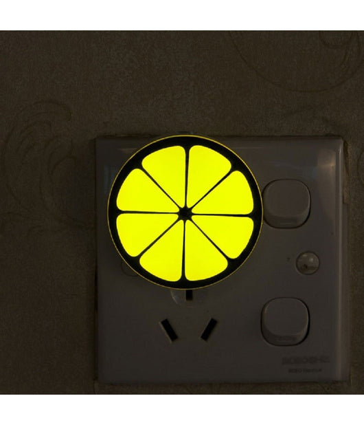 Luce Led Notturna A Forma Di Mezza Arancia Luce Bianca Lampada Cameretta Bambini         